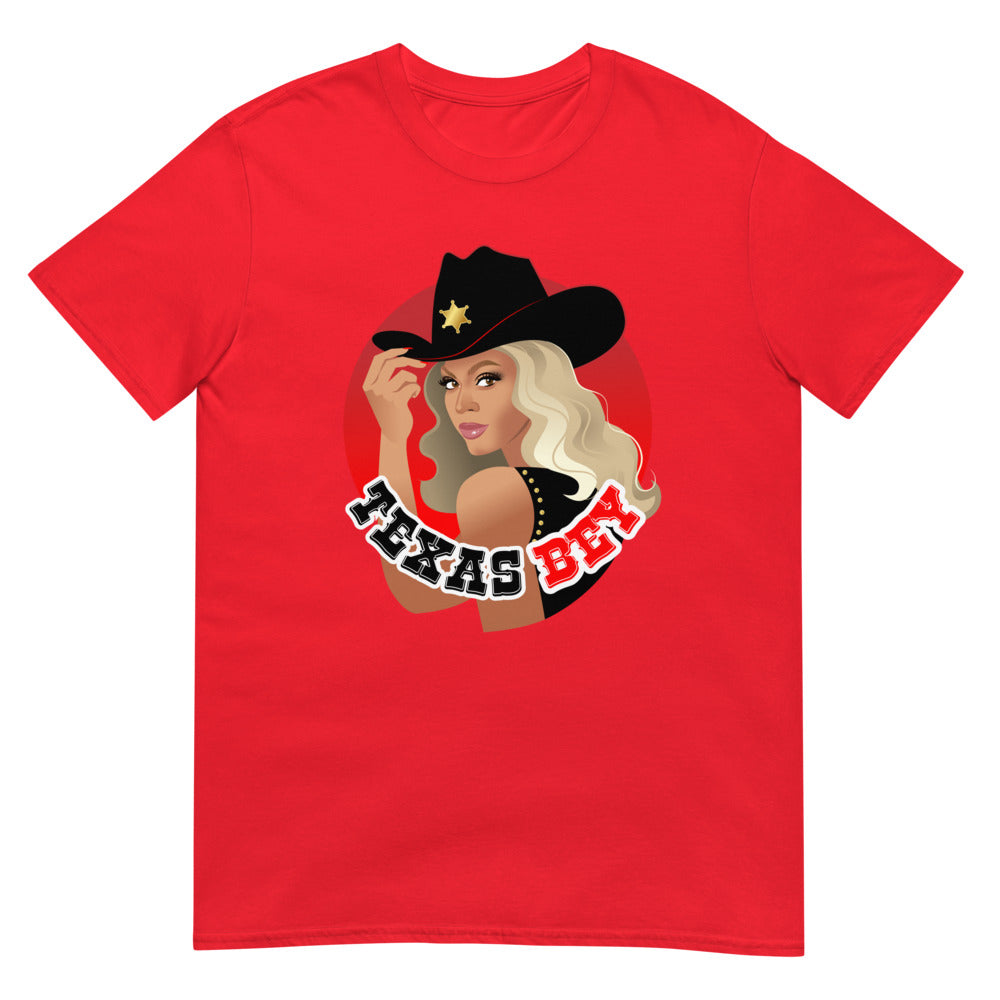 Debut garment mockup | Texas (Daily Dozen) | Red