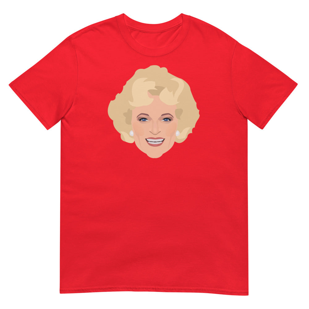 Debut garment mockup | Herring-Lover (Daily Dozen) | Red