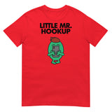 Debut garment mockup | Little Mr. Hookup (Daily Dozen) | Red