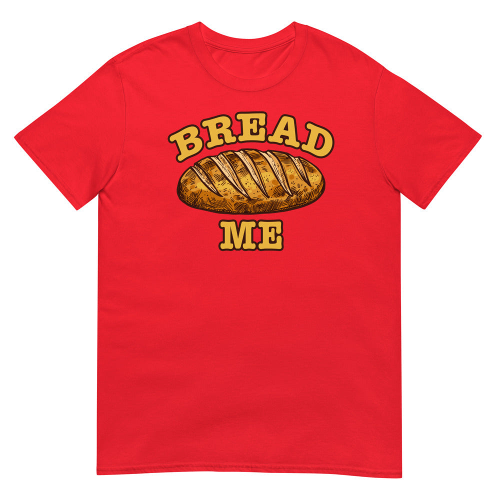 Debut garment mockup | Bread Me (Daily Dozen) | Red