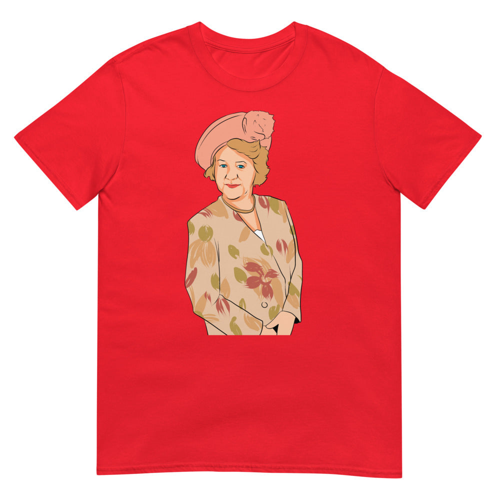 Debut garment mockup | Hyacinth (Daily Dozen) | Red