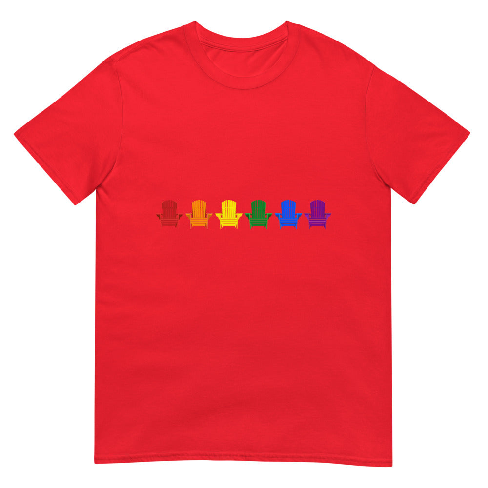 Debut garment mockup | Adirondack Pride (Daily Dozen) | Red