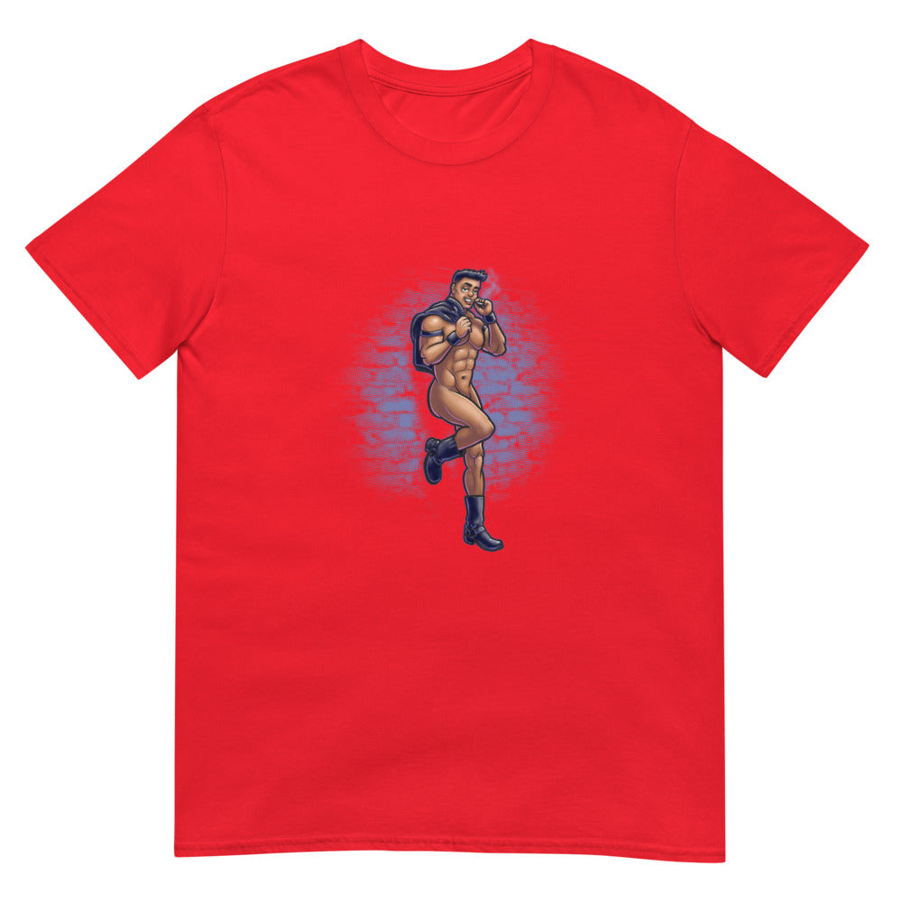 Debut garment mockup | Eddie (Daily Dozen) | Red