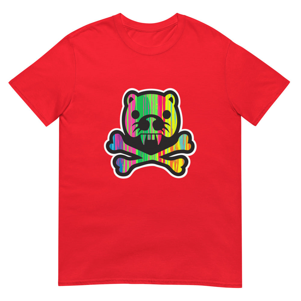 Debut garment mockup | Psycho Otter (Daily Dozen) | Red