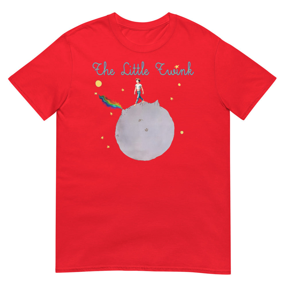 Debut garment mockup | The Little Twink (Daily Dozen) | Red