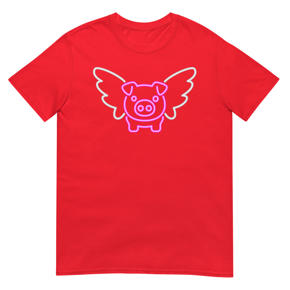 Debut garment mockup | Air Piggy (Daily Dozen) | Red