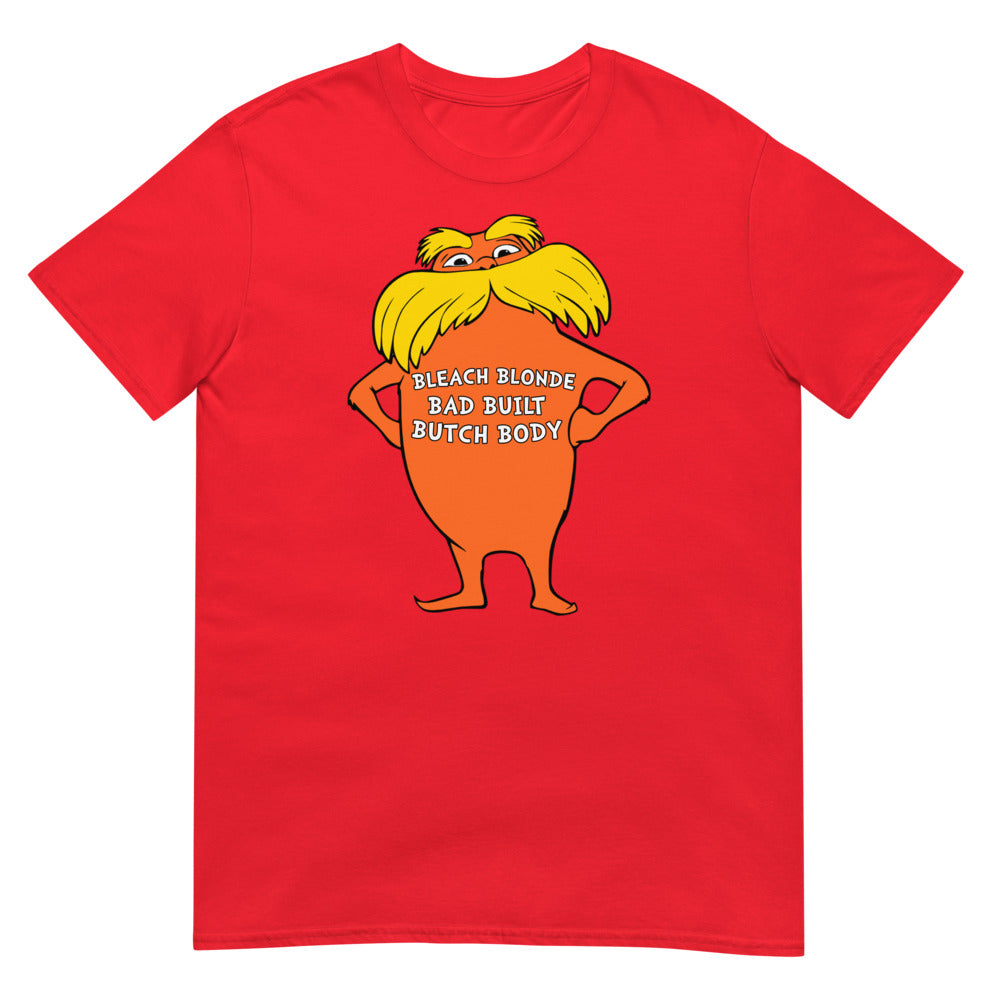 Debut garment mockup | Six Bs (Daily Dozen) | Red