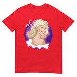 Debut garment mockup | Xanadu (Daily Dozen) | Red