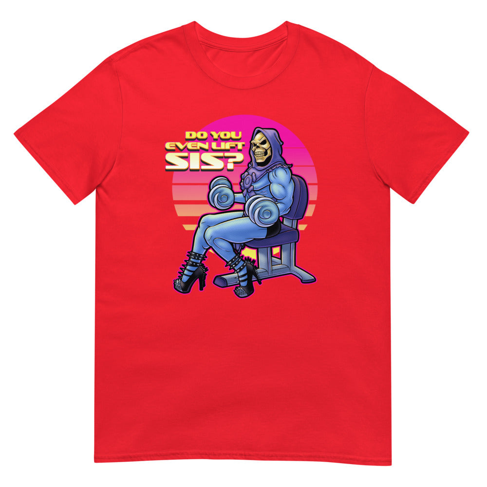 Debut garment mockup | Do You Even Lift, Sis? (Daily Dozen) | Red