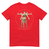 Debut garment mockup | The Divine Jazz Hands (Daily Dozen) | Red
