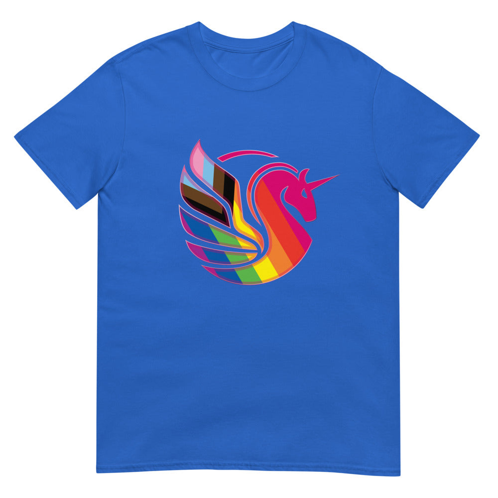 Debut garment mockup | Swish Pride Edition Logo (Daily Dozen) | Royal