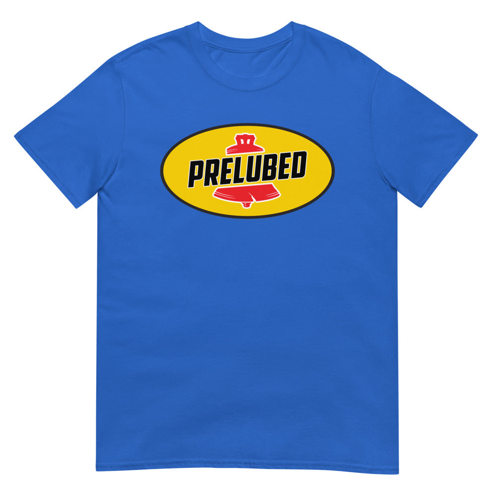 Debut garment mockup | Prelubed (Daily Dozen) | Royal