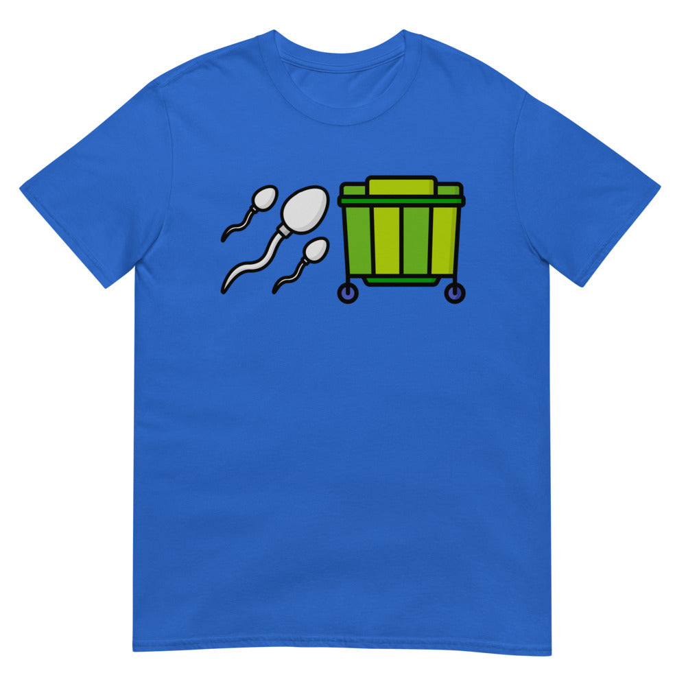 Debut garment mockup | Dumpster (Daily Dozen) | Royal