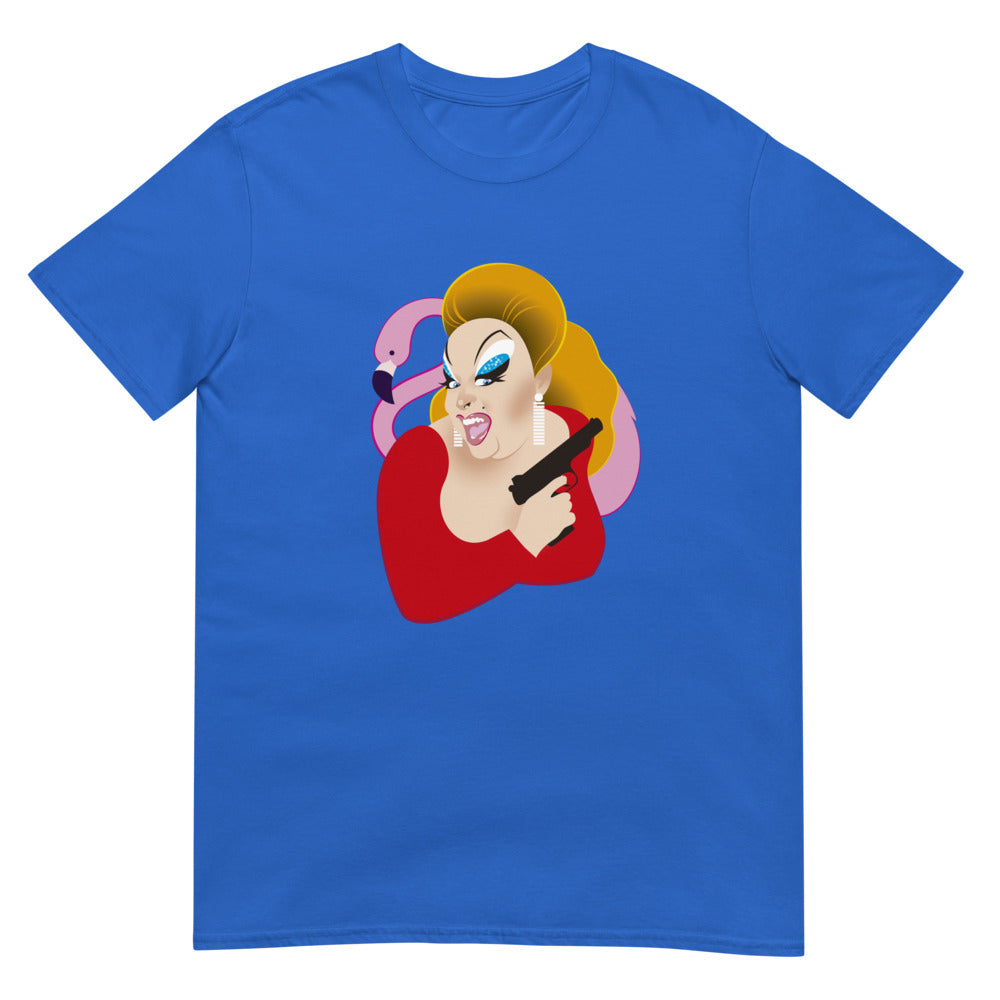Debut garment mockup | Pink Bird (Daily Dozen) | Royal