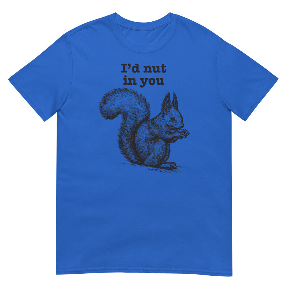 Debut garment mockup | I'd Nut in You (Daily Dozen) | Royal
