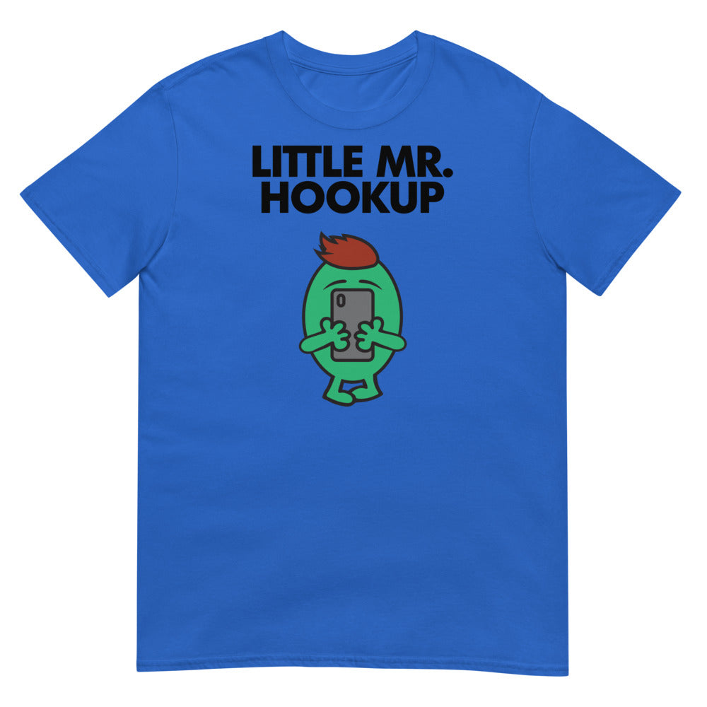 Debut garment mockup | Little Mr. Hookup (Daily Dozen) | Royal