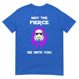 Debut garment mockup | May the Fierce Be With You (Daily Dozen) | Royal