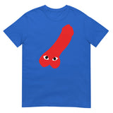 Debut garment mockup | Comme des Scrotums (Daily Dozen) | Royal