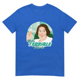 Debut garment mockup | You're Terrible Muriel (Daily Dozen) | Royal