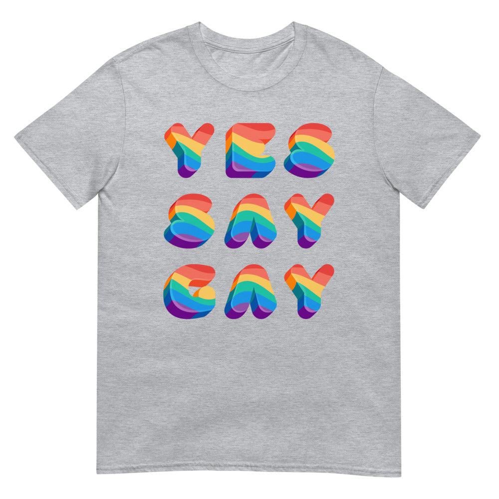 Yes Say Gay (Daily Dozen) - Sport Grey