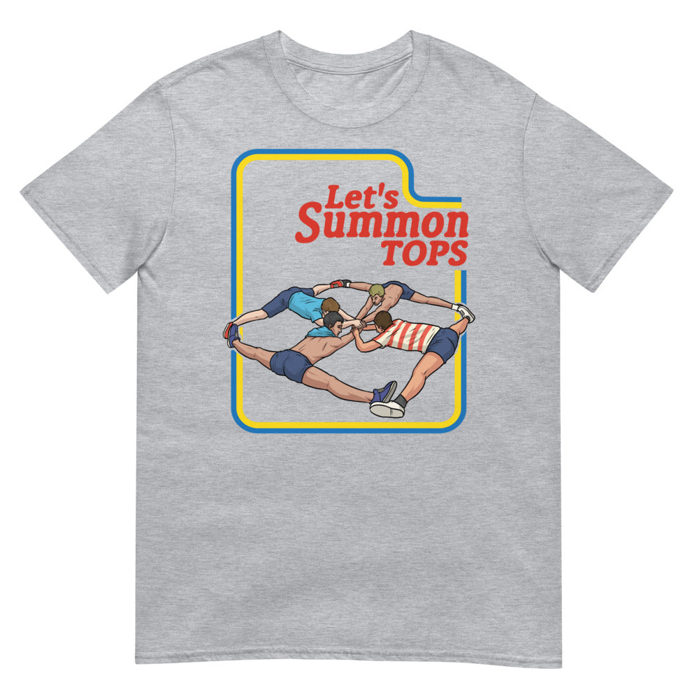 Debut garment mockup | Let's Summon Tops (Daily Dozen) | Sport Grey