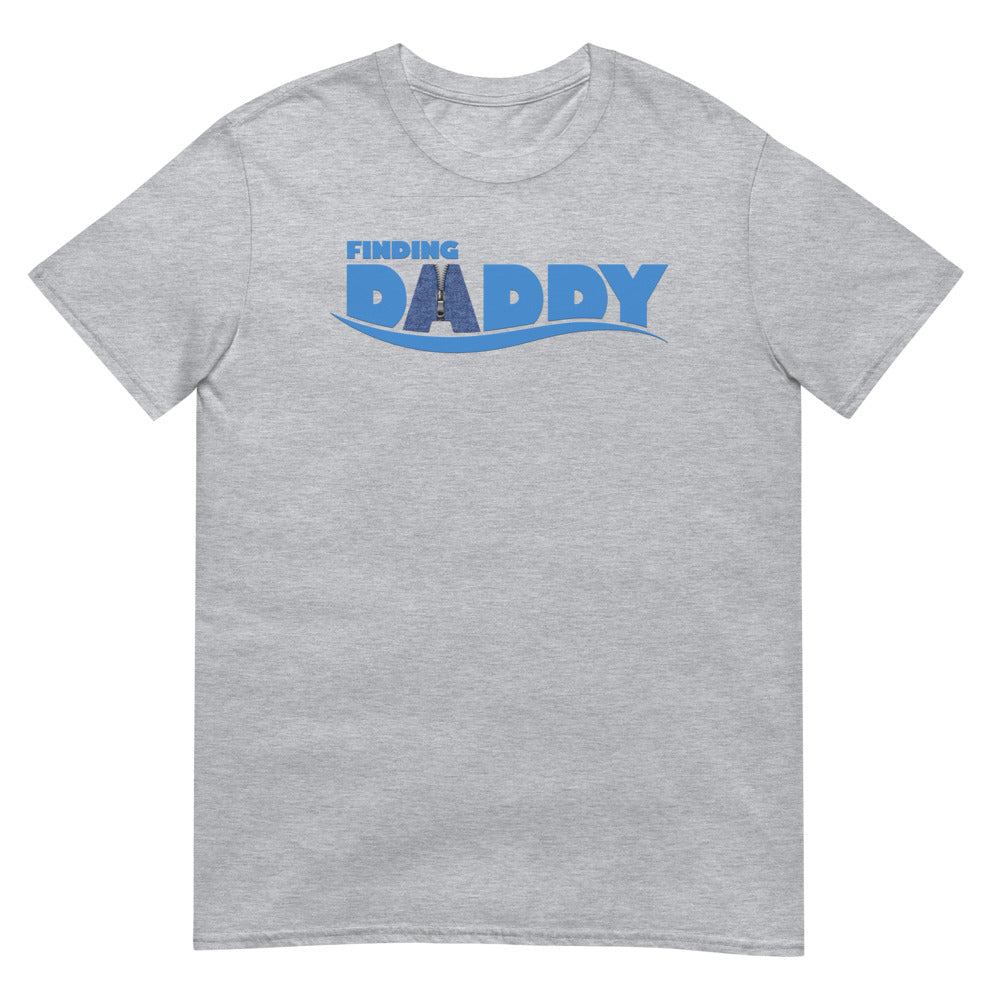 Debut garment mockup | Finding Daddy (Daily Dozen) | Sport Grey