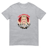 Debut garment mockup | Evil Gays (Daily Dozen) | Sport Grey