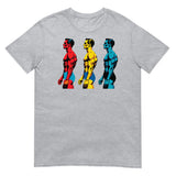 Debut garment mockup | Mid-Century Centerfold (Daily Dozen) | Sport Grey