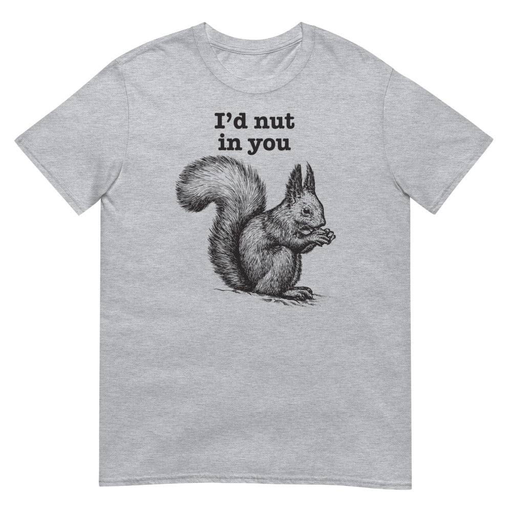 Debut garment mockup | I'd Nut in You (Daily Dozen) | Sport Grey
