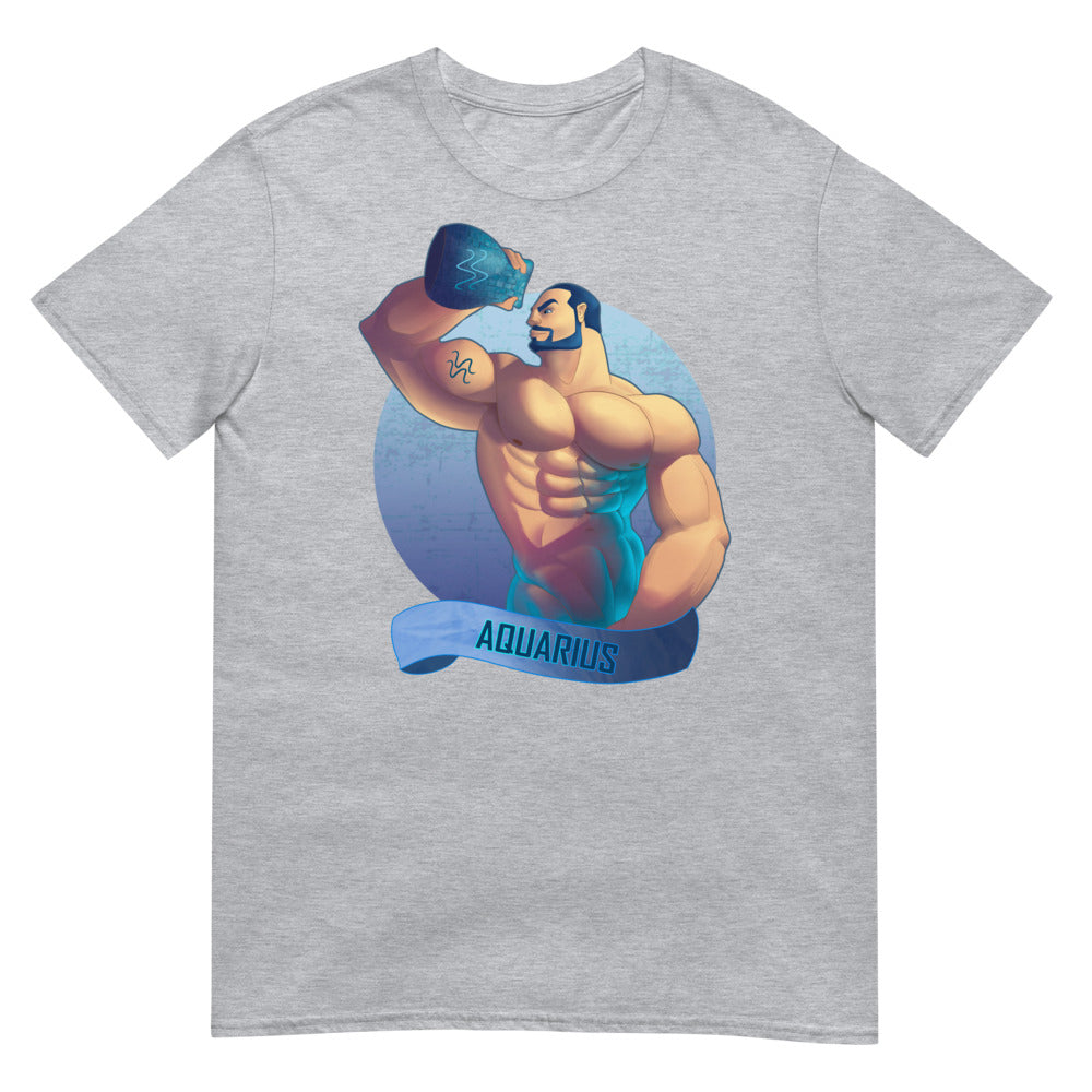 Debut garment mockup | Aquarius (Daily Dozen) | Sport Grey