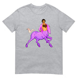 Debut garment mockup | Centaur of Attention (Daily Dozen) | Sport Grey