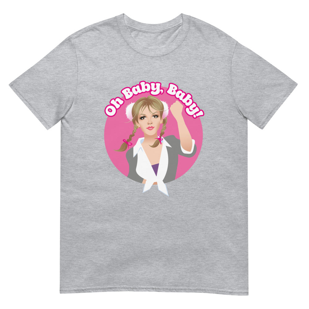 Debut garment mockup | Oh Baby (Daily Dozen) | Sport Grey