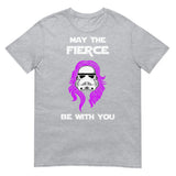 Debut garment mockup | May the Fierce Be With You (Daily Dozen) | Sport Grey