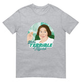 Debut garment mockup | You're Terrible Muriel (Daily Dozen) | Sport Grey
