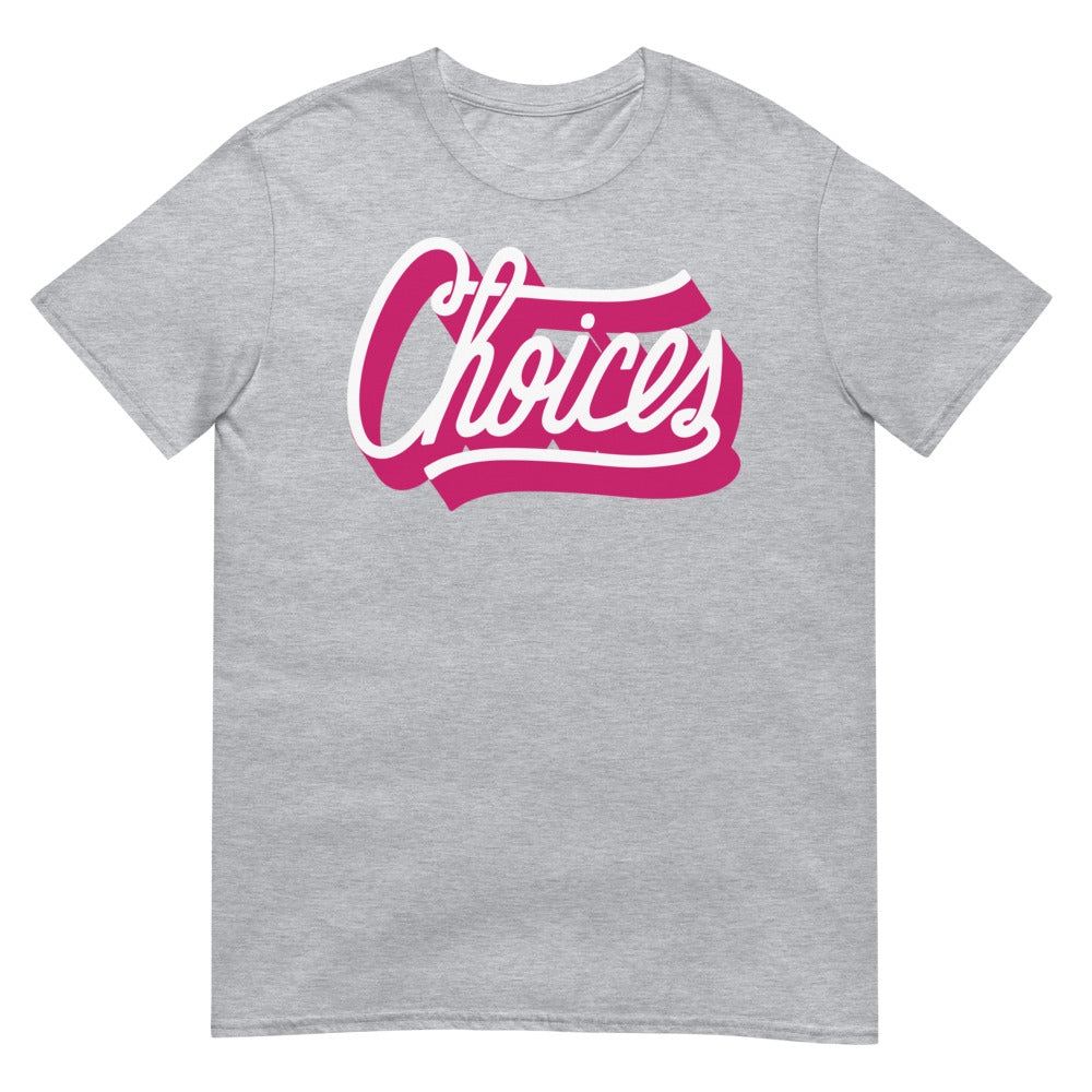 Debut garment mockup | Choices (Daily Dozen) | Sport Grey