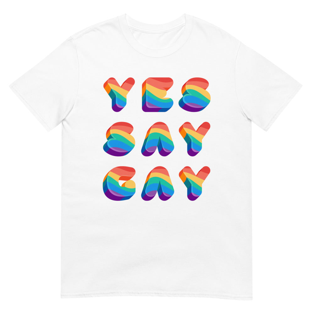 Yes Say Gay (Daily Dozen) - White