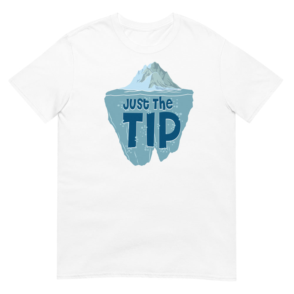 Debut garment mockup | Just the Tip (Daily Dozen) | White