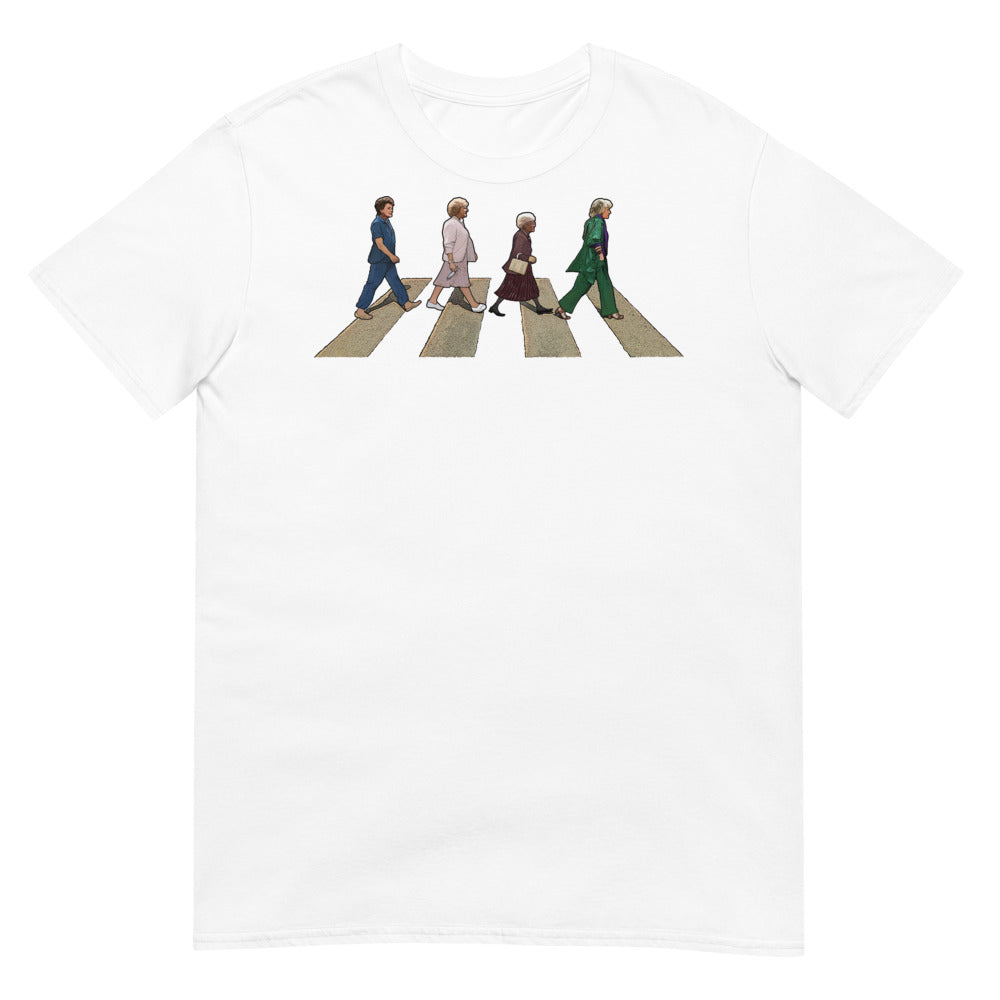 Debut garment mockup | Escape from Shady Pines (Daily Dozen) | White