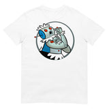 Debut garment mockup | Rosie the Riveter (Daily Dozen) | White