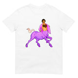 Debut garment mockup | Centaur of Attention (Daily Dozen) | White
