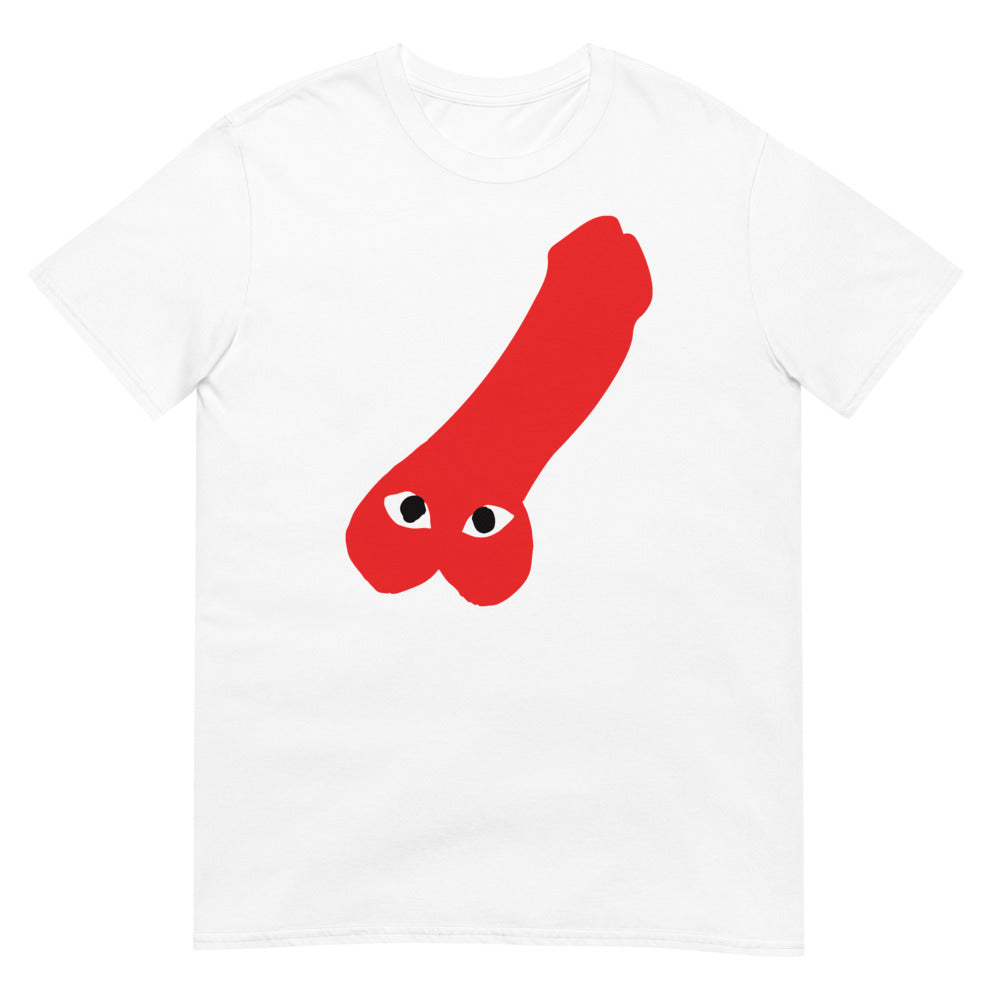 Debut garment mockup | Comme des Scrotums (Daily Dozen) | White