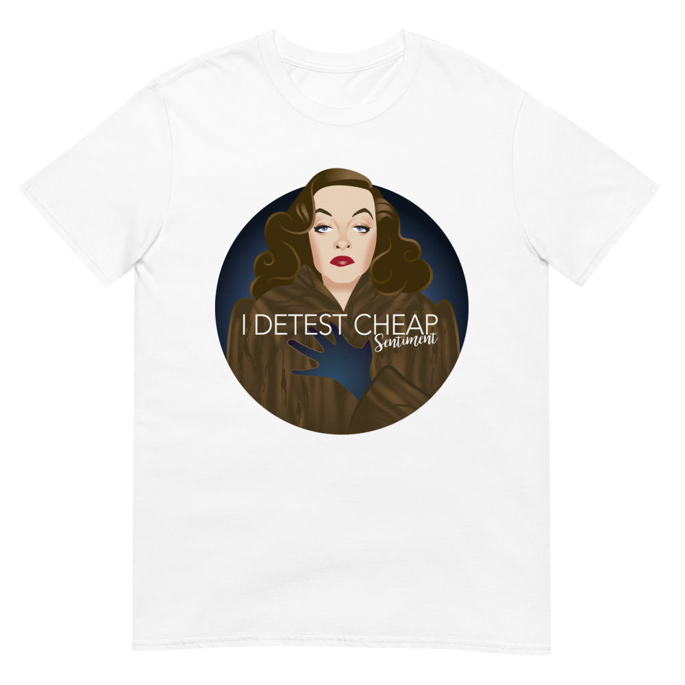Debut garment mockup | Cheap Sentiment (Daily Dozen) | White