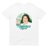 Debut garment mockup | You're Terrible Muriel (Daily Dozen) | White