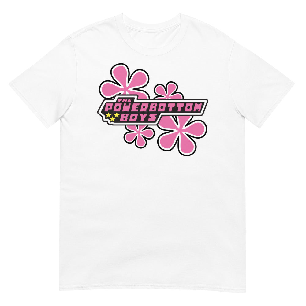 Debut garment mockup | PowerBtm Boys (Daily Dozen) | White