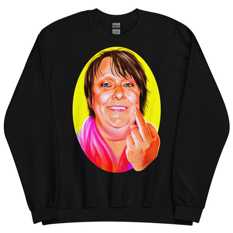 Debut garment mockup | Polite Society Approved (Sweater) | Black
