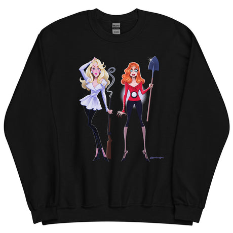 Debut garment mockup | Dead Gorgeous (Sweater) | Black
