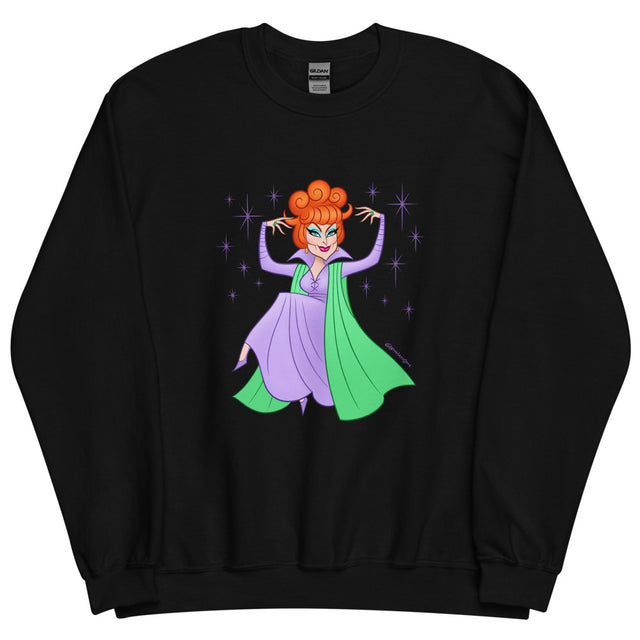 Debut garment mockup | Hello Derwood (Sweater) | Black