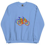 Village Bicycle (Sweater) - Carolina Blue