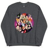 Debut garment mockup | Witch Coven (Sweater) | Dark Heather