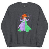 Debut garment mockup | Hello Derwood (Sweater) | Dark Heather